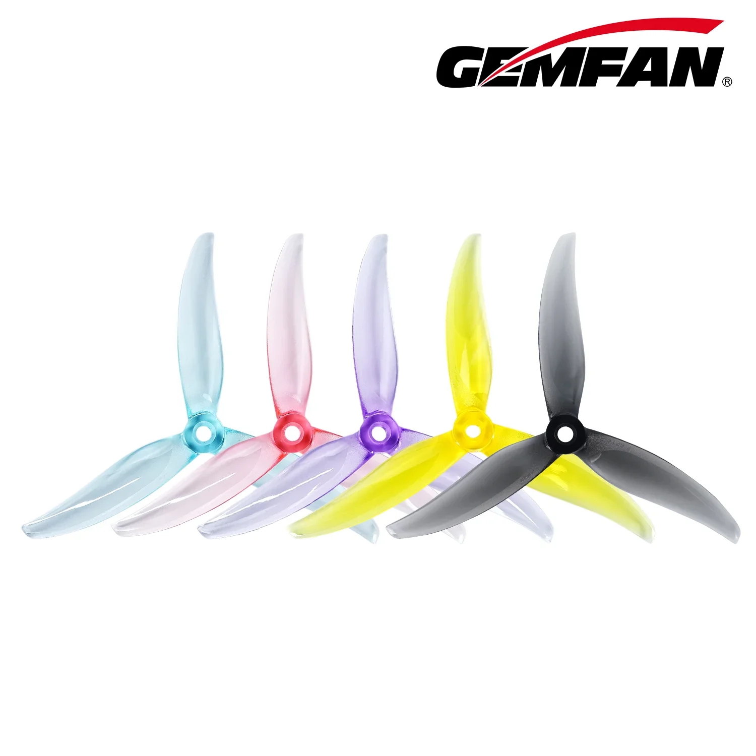 Drone Racing Motor - 12ペア Gemfan 5129.2 MinJae 3ブレードPCプロペラ -