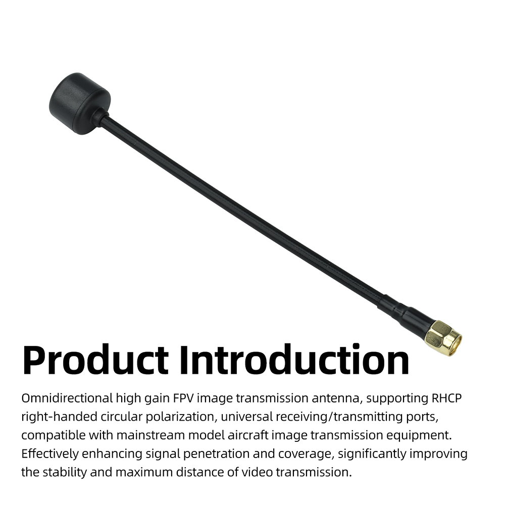 6G-7.2G FPV映像伝送アンテナ 3.0 dBi 高利 - Drone Racing Antenna のレビューと価格