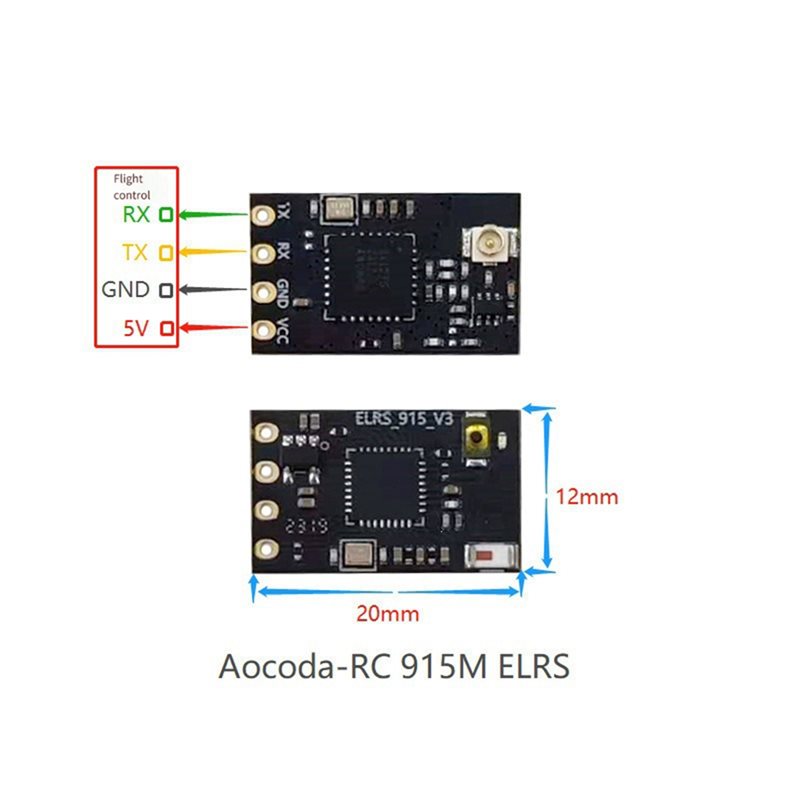 B27B 915MHZ Expresslrs レシーバー C - Drone Racing Antenna のレビューと価格