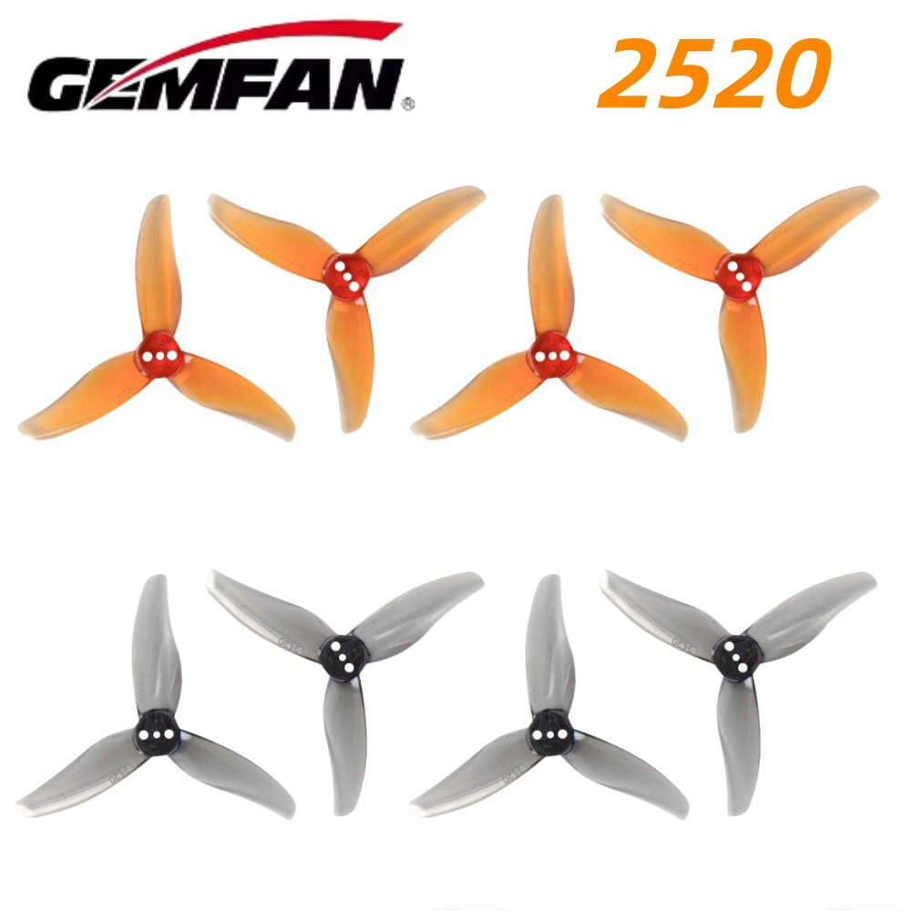 4ペア Gemfan Hurricane 2520 2.5X - Drone Racing Motor のレビューと価格