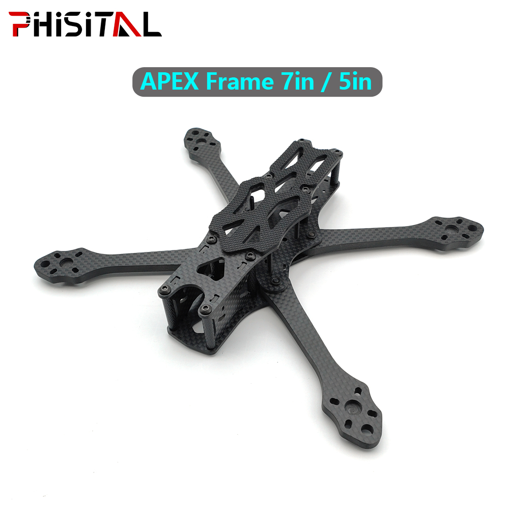 APEXフレーム 7インチ/6インチ/5インチ カーボンファ - Drone Racing Frame のレビューと価格