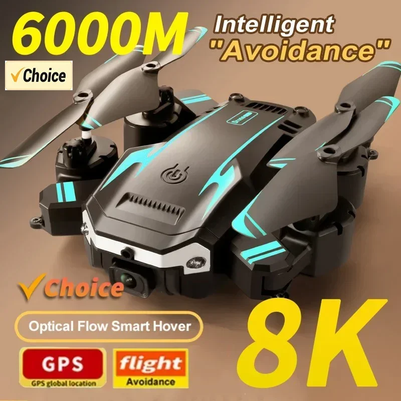 G6 Pro 8Kデュアルカメラドローン、5G GPS 5K - Drone Racing Camera のレビューと価格
