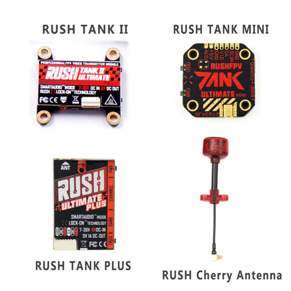 RUSH TANK Ultimate II/Mini/PLU - Drone Racing Frame のレビューと価格