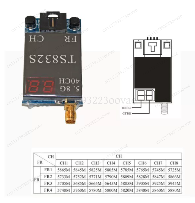 TS832 RC832 5.8G 600mW 48CH FP - Drone Racing Transmitter のレビューと価格