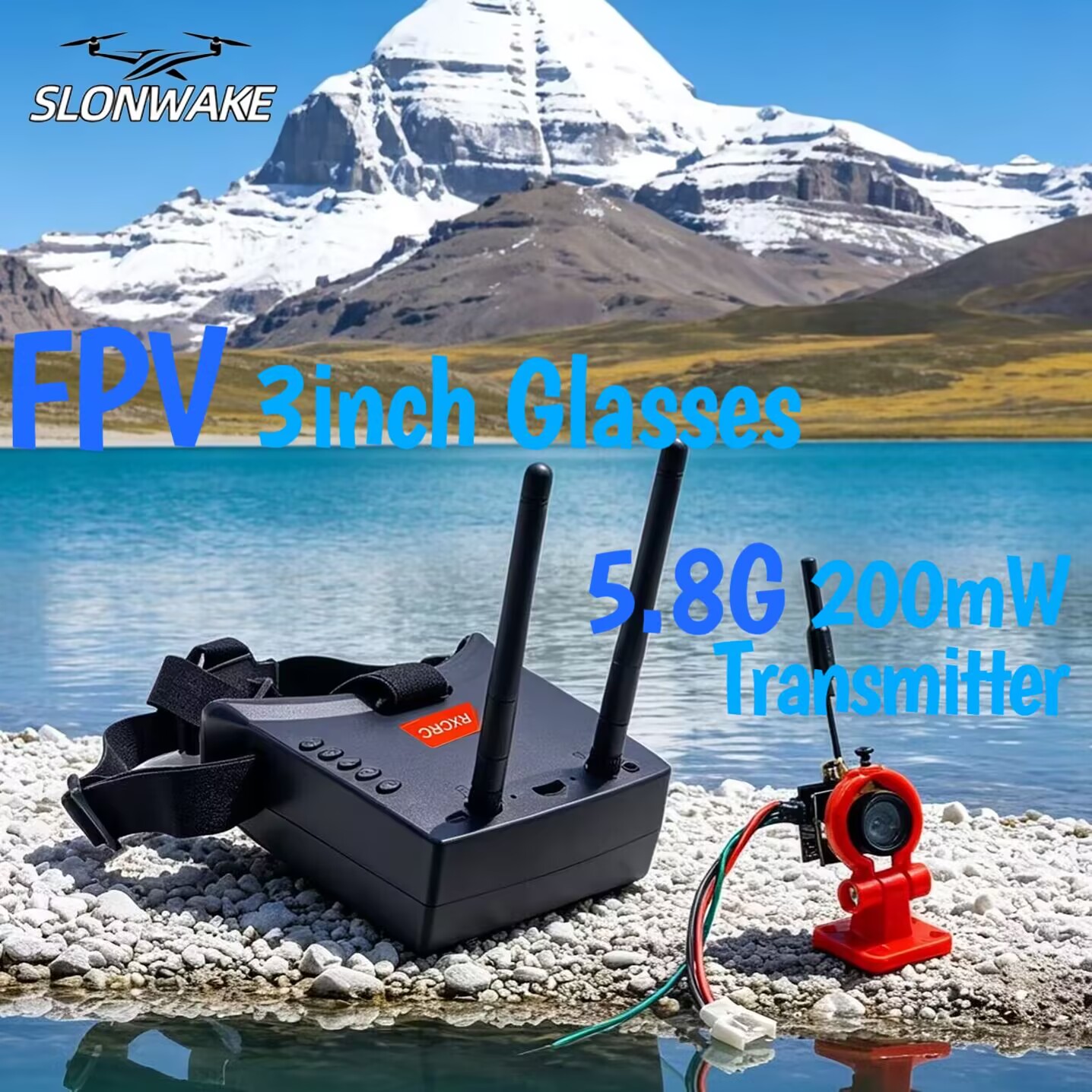 SLONWAKE 5.8G アナログ VTX 伝送カメラ オ - Drone Racing Vtx のレビューと価格